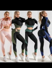 yoga set women Active Wear Fitness High Waited