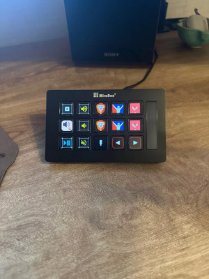 Visual Stream Deck Keyboard Lcd Button 15 Keys Live Content Creation Controller