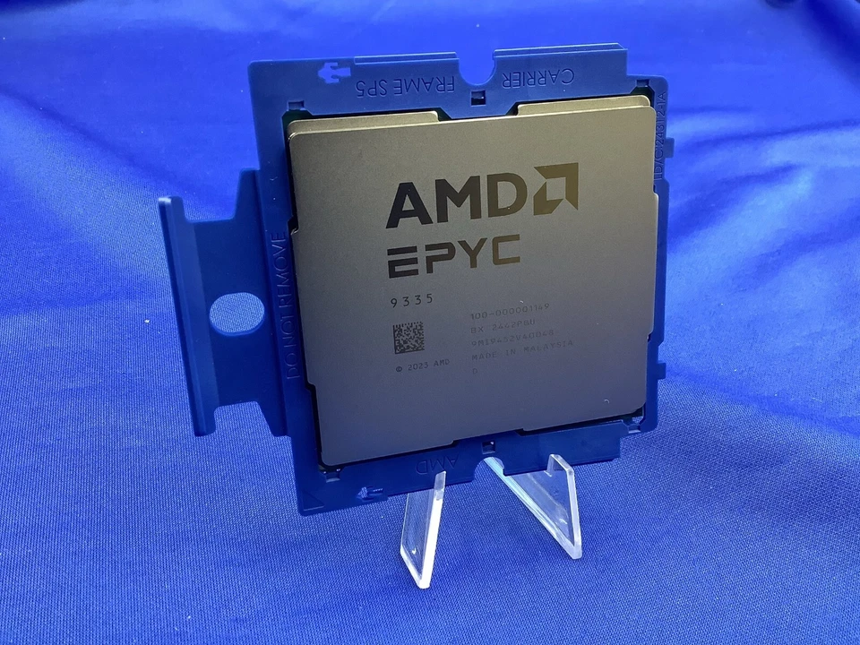 AMD EPYC 9335 32-CORE 64 Threads  3GHZ 128 MB 210W  SP5 TURIN processor Unlocked - Image 3 of 4