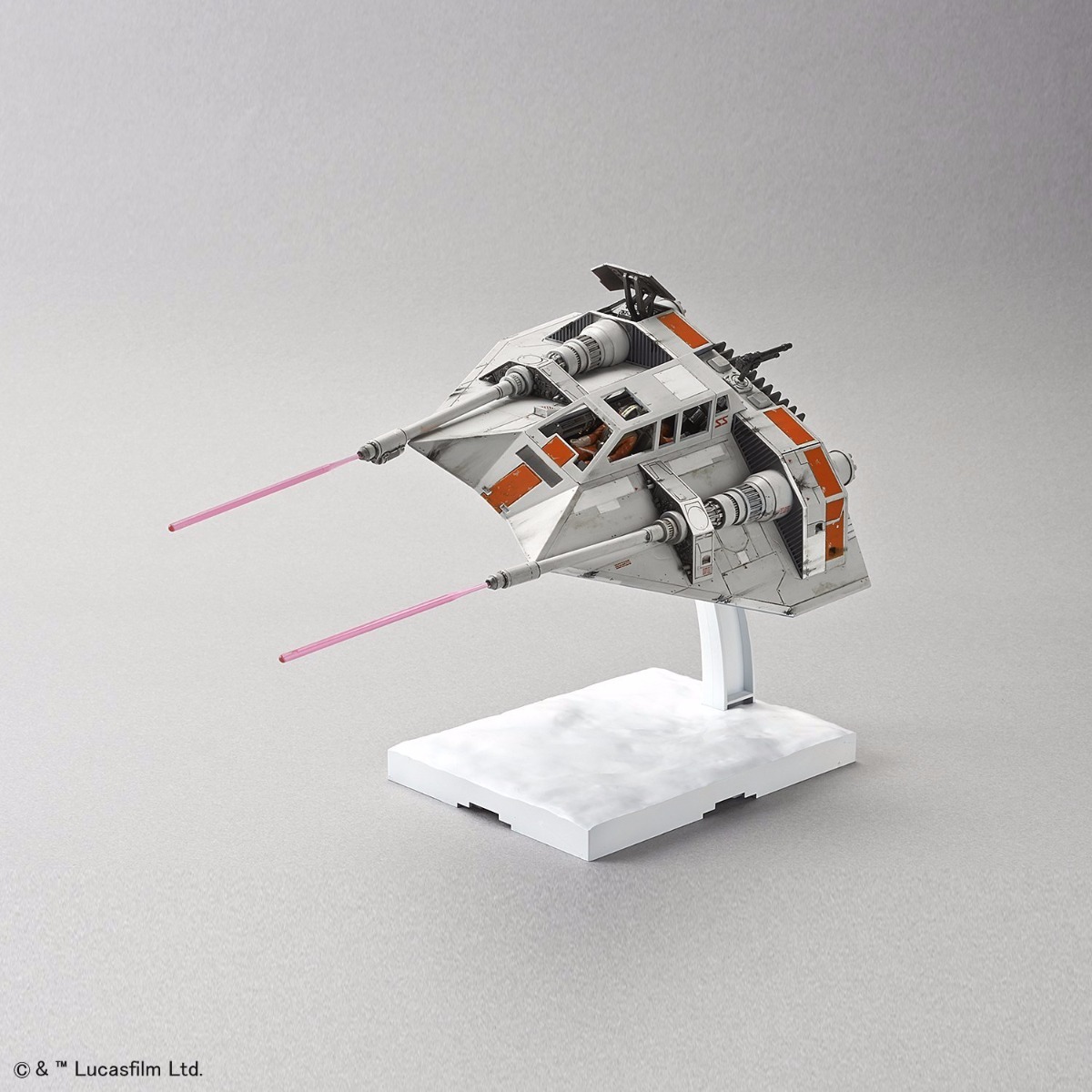 【未組立】STAR WARS SNOWSPEEDER（2台セット） Bandai Star Wars Snow Speeder 1/48 & 1/144 2model Kits Set