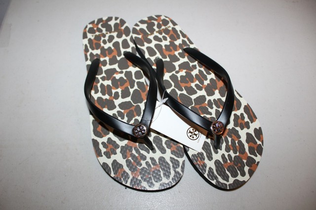 tory burch leopard sandals