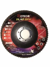3PCS FLAP DISC SANDING GRINDING POLISH WHEEL 4-1/2" X 7/8" 60,80,100 GRIT  