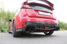 FOX Duplex Sportauspuff Komplettanlage ab Kat. Honda Civic IX Type R je 2x90mm