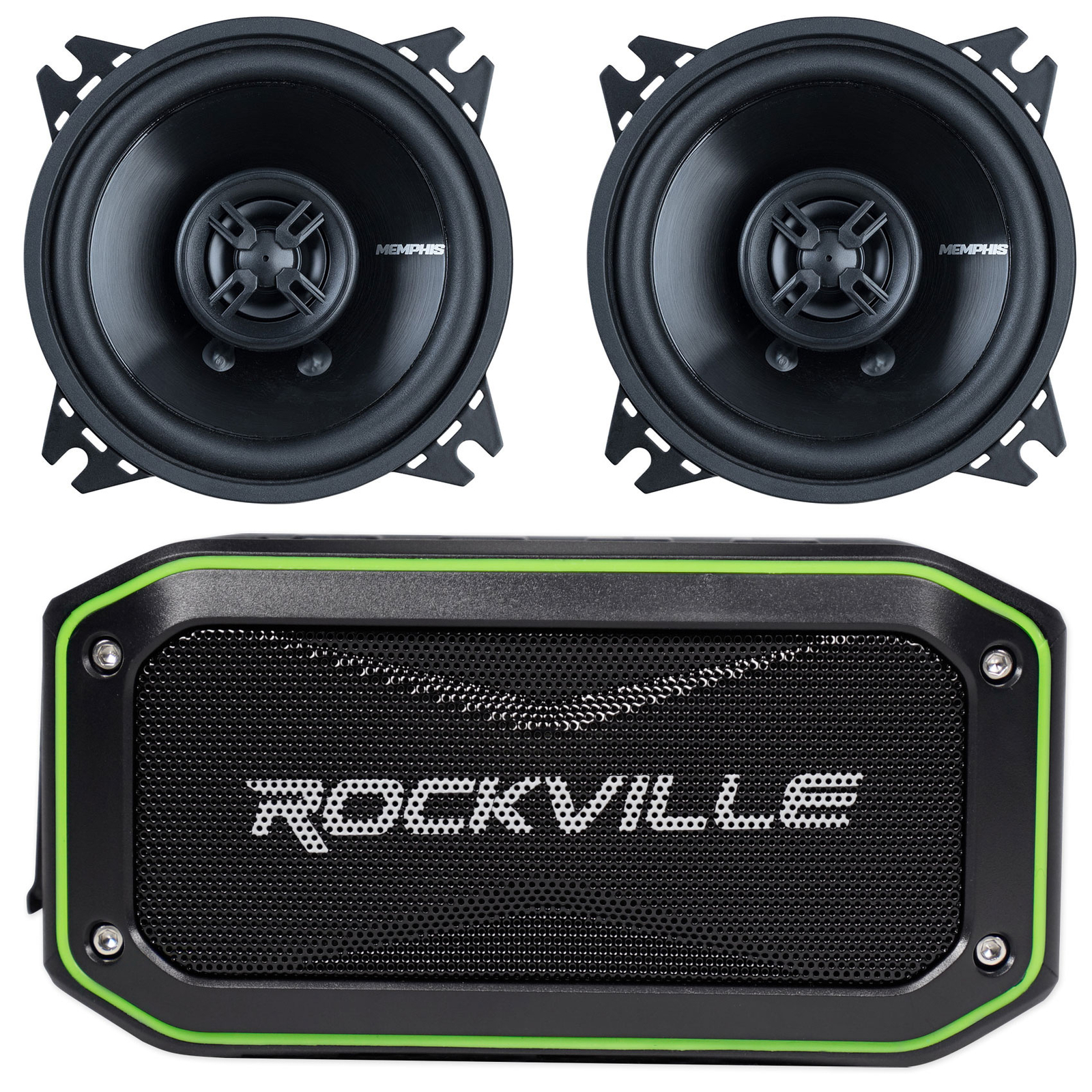 Пара тонких автомобильных динамиков Memphis Audio SRX462V 4x6 мощностью 60 Вт Домашние колонки 10390₽