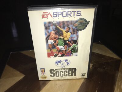 FIFA International Soccer (Sega Genesis, 1993) Case And Working Game Only