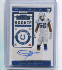 2020 Contenders - BEN BANOGU - Autograph Rookie - INDIANAPOLIS COLTS