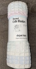 VTG Thermal Elegant Baby Cotton Waffle Weave Thermal Baby Crib Blanket 36x50