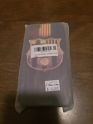Nice Apple I Phone 6 Plus Barcelona Black Cell Phone Case. NIP. 001590