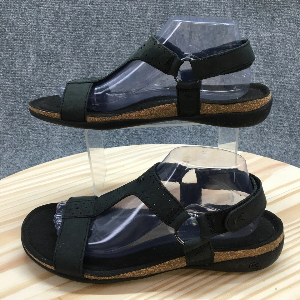 Keen Sandals Womens 10.5 Wide Kaci Ana Black Casual T-Strap Open Toe 1020443 - Image 2 of 4