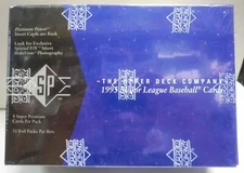 1995 UPPER DECK SP AUTHENTIC MLB BASEBALL HOBBY BOX SEALED NEW U.S.