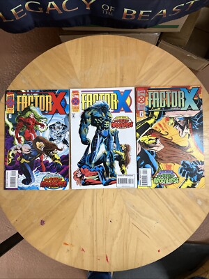 Factor-X Lot # 2, 3, 4 Marvel Comics 1995 After Xavier: The Age Of Apocalypse