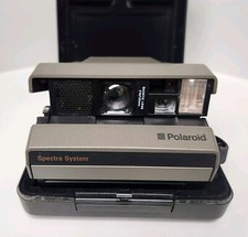 80s Polaroid Spectra System Instant Film Camera 125mm f10 Quintic Lens W/ Case