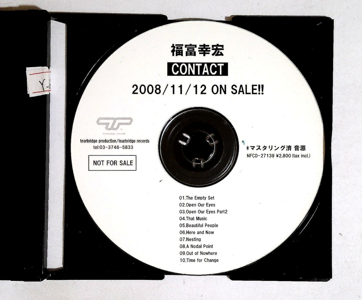 Yukihiro Fukutomi – Contact NFCD-27139 JAPAN PROMO CD Album | eBay