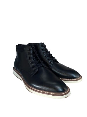 Steve Madden Men's Chukka P-JELEN Boots BLACK SIZE 9.5 NEW IN BOX