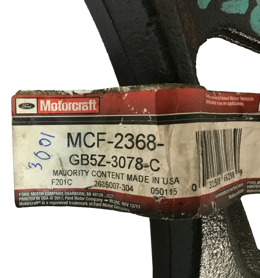 Motorcraft MCF-2368 Control Arm Assembly MCF2368 GB5Z-3078-C - Image 3 of 3