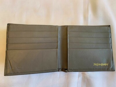 ✨美品✨❤︎ YSL ❤︎ Vintage ❤︎ Wallet YVES SAINT LAURENT MEN'S WALLET BIFOLD LEATHER VINTAGE AUTHENTIC