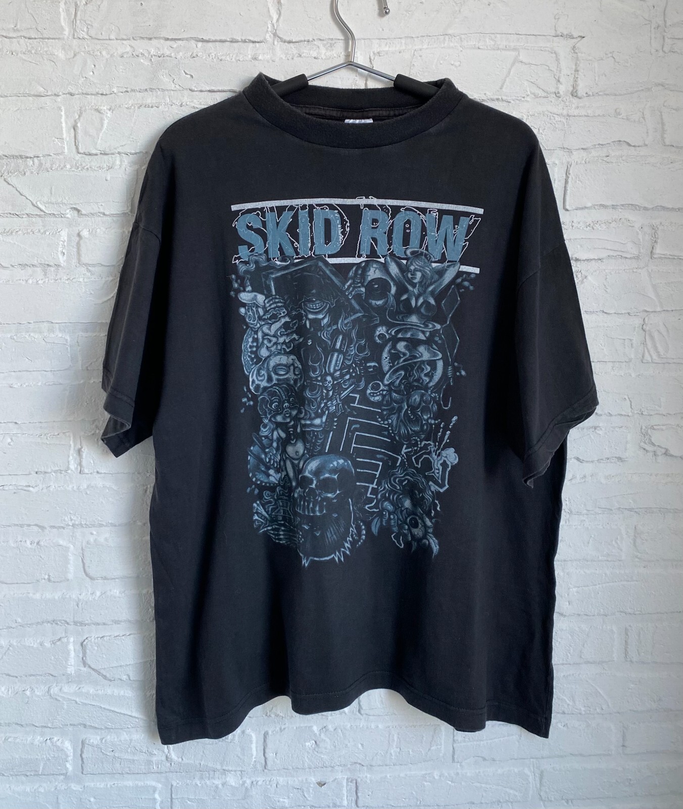 FILA Skid Row Subhuman race Donington Park vintage 1995 taglia Xl