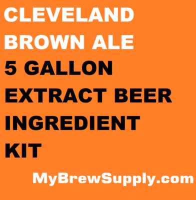 Cleveland Brown Ale Homebrew 5 Gal Beer Extract Ingredient Kit - My Brew Supply
