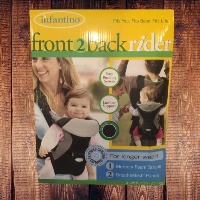 Infantino Front2Back Rider Front 2 Back Mesh Baby Carrier 8