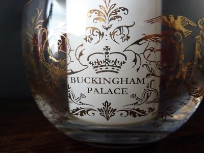 Royal Collection Buckingham Palace vergoldete Glasschale