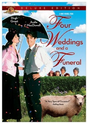 DISC ONLY- FOUR WEDDINGS AND A FUNERAL DVD 1994 MOVIE *BUY 2 GET 1 FREE*