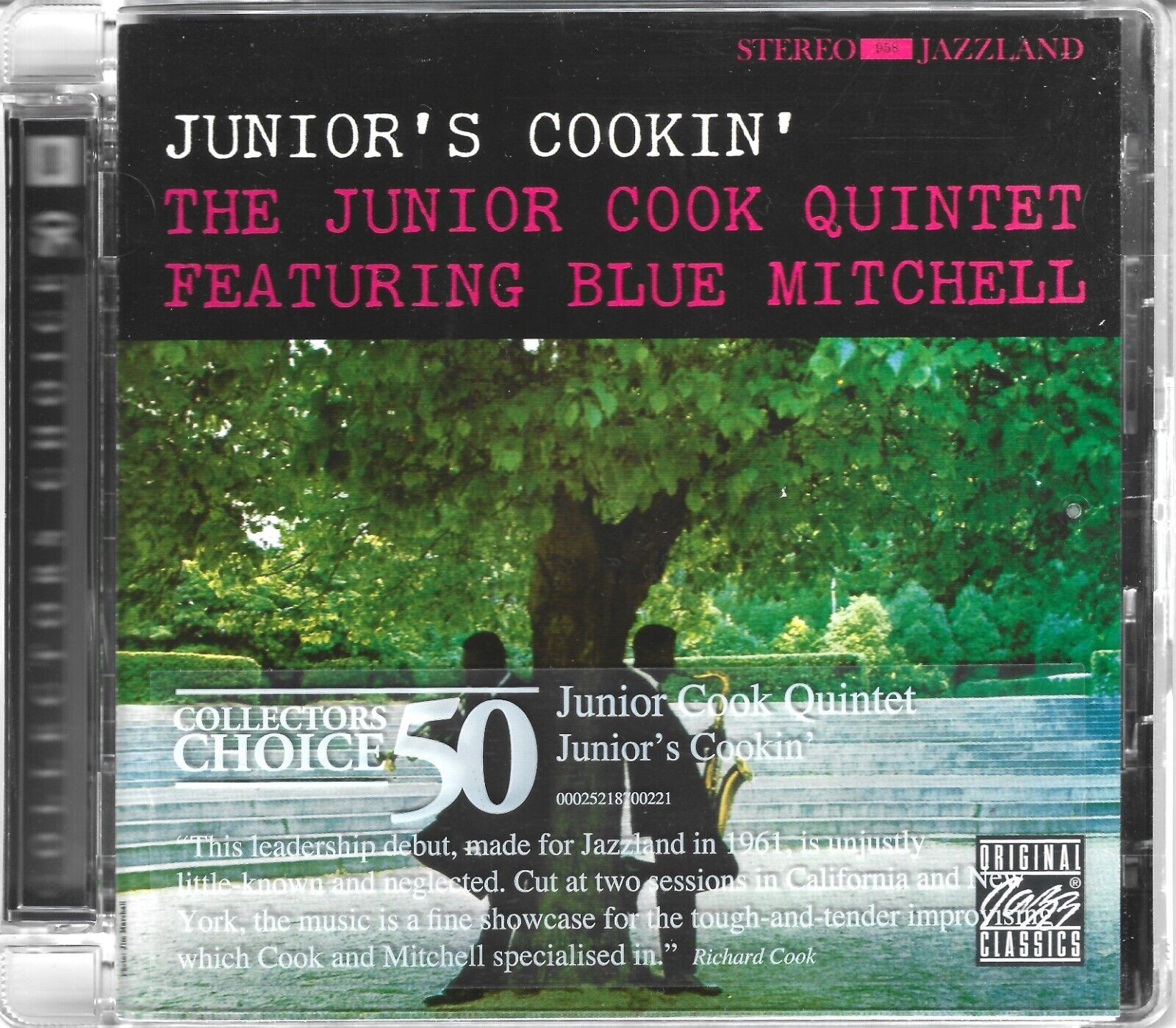 JAZZ  Junior Cook – Junior’s Cookin’ (feat. Blue Mitchell)  [CD]