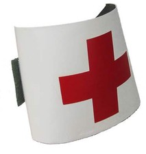 Red Cross Arm Band - Reversible with Hook and Loop