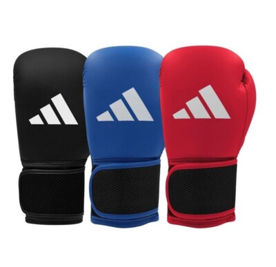 Adidas Hybrid25 AEROREADY Boxing Gloves, Durable Synthetic Leather, for Beginner