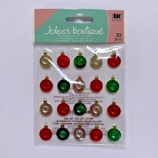 Jolee's Boutique CHRISTMAS ORNAMENTS with Gems Dimensionel Scrapbooking Sticker