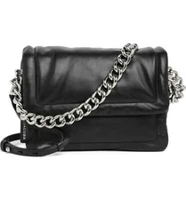 Marc Jacobs Pillow Leather Chain Convertible Crossbody Bag ~NWT~ Black