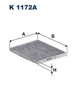 Filtron K1172A Innenraumfilter Pollenfilter FüR Fiat Peugeot Opel CitroËN Abarth