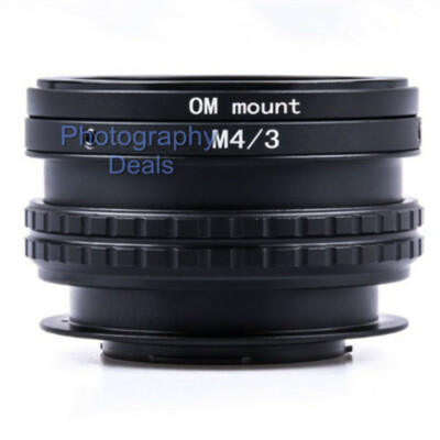 Adjustable Close Focus Helicoid Macro Tube for Olympus OM Lens To Micro M4/3