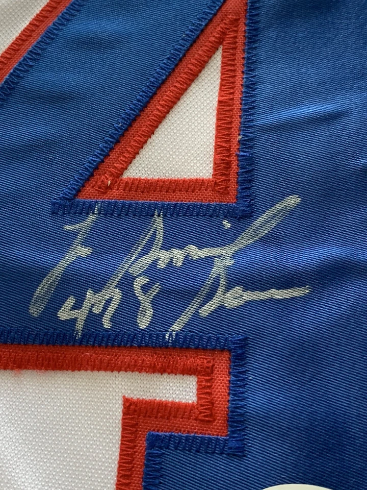 Lee Smith Autographed/Signed Jersey JSA Sticker Chicago Cubs PLEASE READ - Image 2 of 4