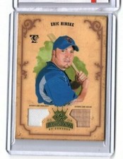 2004 Diamond Kings DK Materials Gold #53 Eric Hinske 91/100 Blue Jays Dual Relic