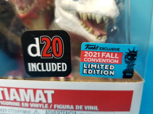Funko POP! TIAMAT #846 GameStop NYCC compartido exclusivo 2021 mazmorras y dragones - Imagen 4 de 8