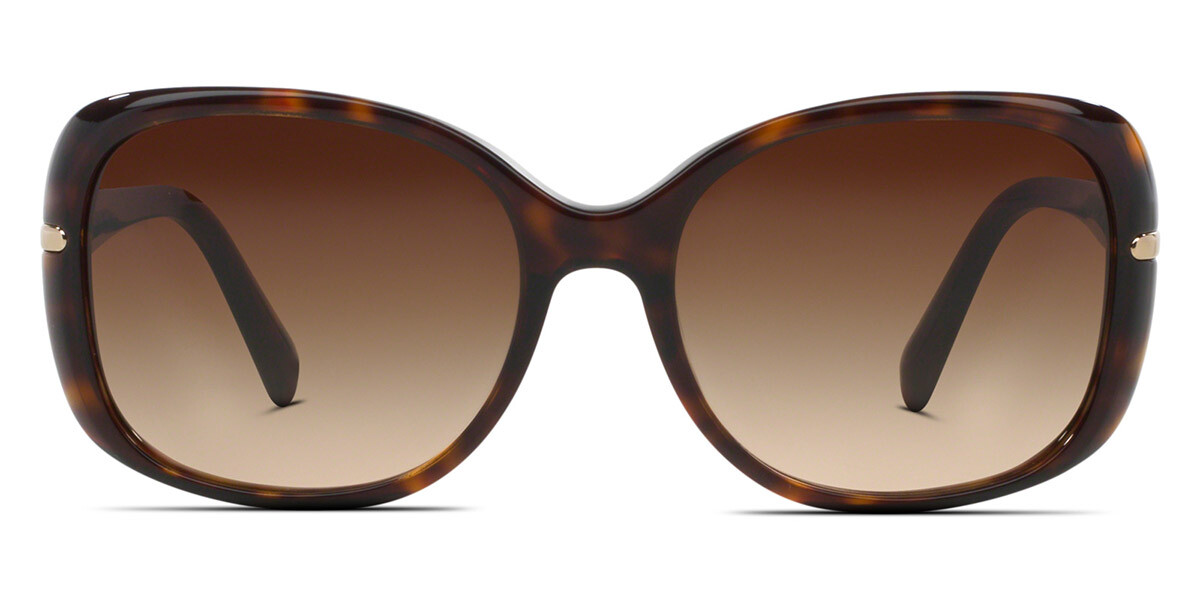 Prada PR 08OS Sunglasses Women Havana Rectangle 57mm New & Authentic