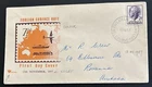 Australia FDC Royal 1957 Foreign Surface Rate 71/2d Stamp