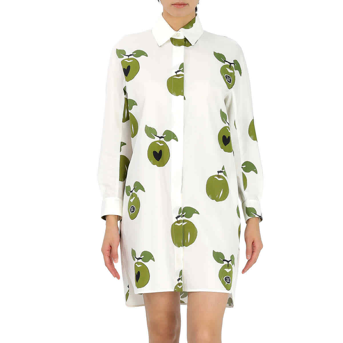 Max Mara Ladies Osella Caper Print Cotton Mini Shirt Dress | eBay