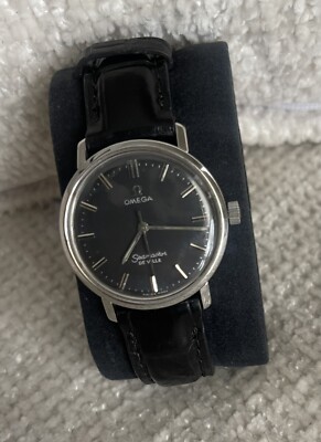 OMEGA Seamaster De Ville Deville black Movement Manual Mens Watch