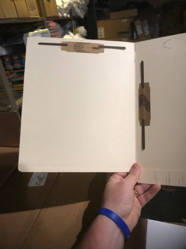 50 Posten Medizinische Endlasche Ordner Verschluss 2 Positionen 8,50"X11" Manila 96-10-0203 - Bild 3 von 10