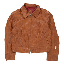 Regency Leather Jacket - Medium Brown Leather