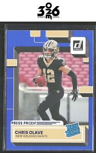 Chris Olave 2022 Donruss Blue Press Proof #309 RC