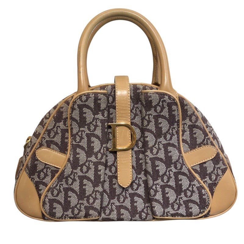 Christian Dior Mini Double Saddle Bag Canvas Crossbody #2012