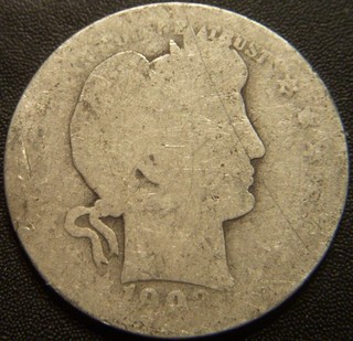 1902 Barber Quarter Most of the Major Details Are Still Outlined