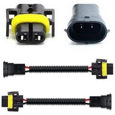 H11 H8 H9 Extension Wiring Harness Sockets Wires Compatible with High/Low Beam o