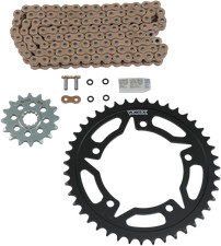 Vortex CKG5130 Chain Sprocket Kit WSS Gold St...