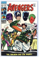 Avengers 60 (FVF) Wasp + Yellowjacket wed! MANY CAMEOS! 1969 Marvel Comics g715