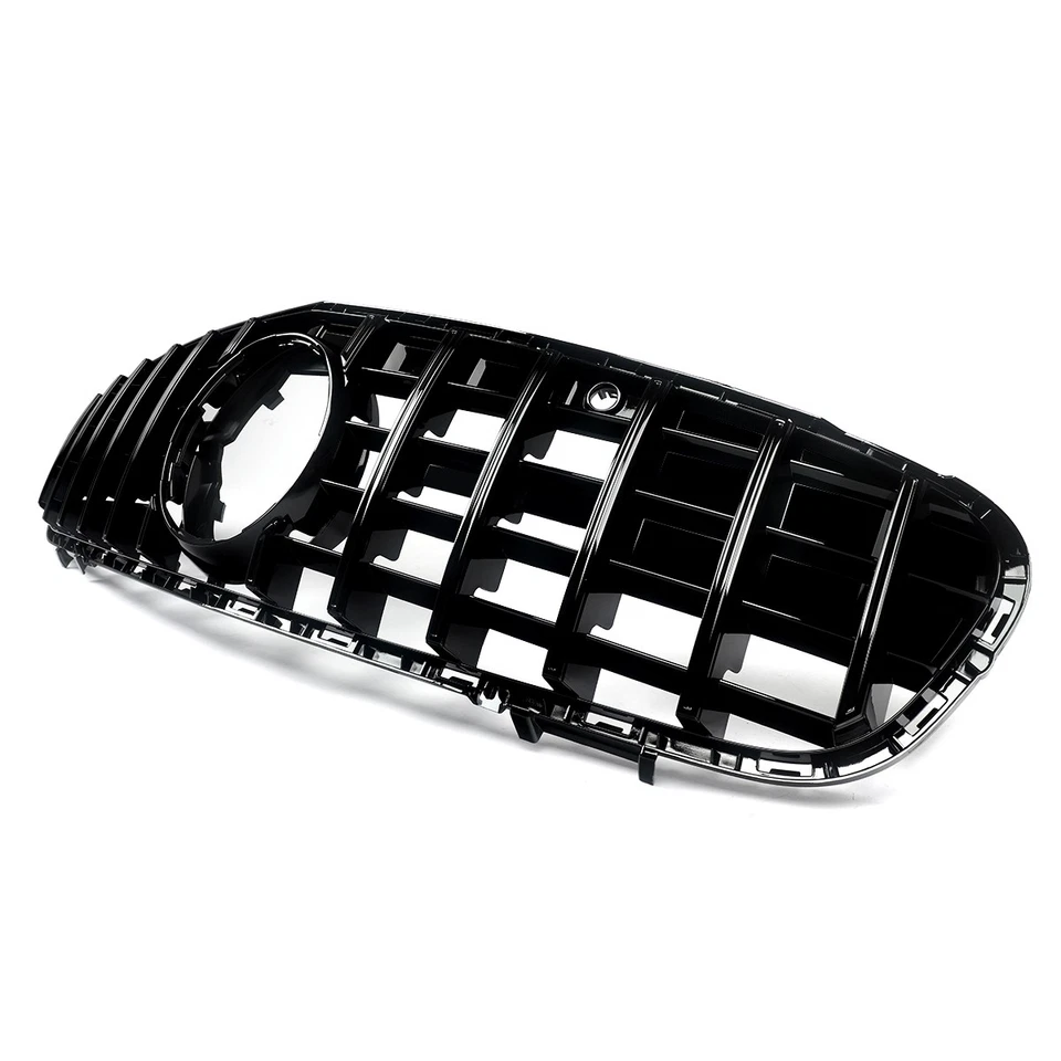 Fit Mercedes Benz R231 SL450 SL500 2017-2022 GT Front Racing Grille Glossy Black Foto 4 de 4