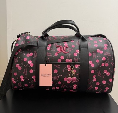 JUICY COUTURE ボストンバッグ Juicy Couture Cherry on Top Weekender Bag Black Multi NWT | eBay