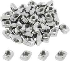 M5 T Slot Nut Hammer Head Fastener Nut Assortment for Aluminum Profile, 100